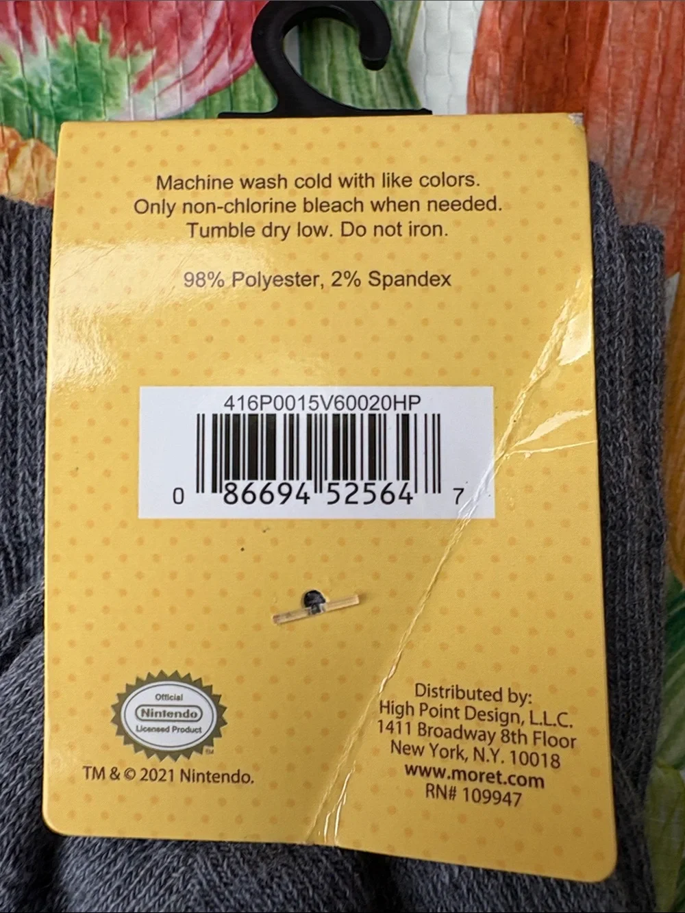Nintendo Animal Crossing Gray Crew Socks - 